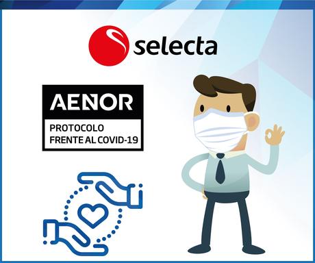 AENOR respalda las buenas prácticas de SELECTA en la gestión del coronavirus AENOR respalda las buenas prácticas de SELECTA en la gestión del coronavirus