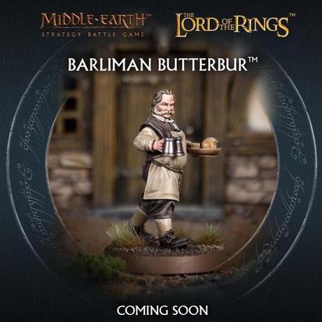 Mostrada la figura oficial de Barliman Butterbur para MESBG