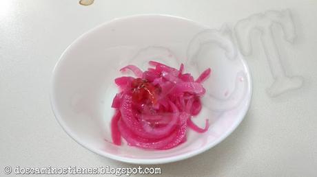 (Receta) Cebolla roja encurtida con o sin chile