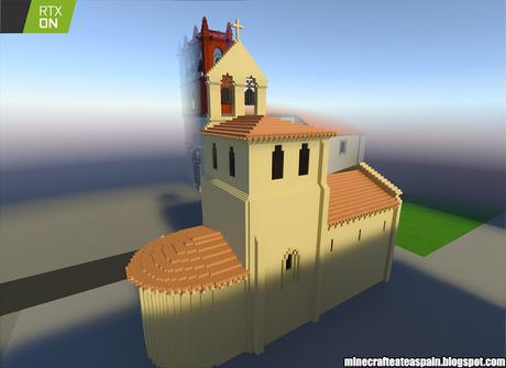 Minecrafteate en RTX, Nº15: réplica de la Iglesia del Salvador de Escaño, Burgos, España.