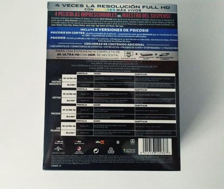 Análisis del Pack Alfred Hitchcock en 4K