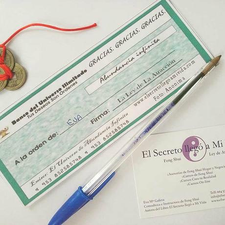 Hoy 17 septiembre Cheque de la Abundancia