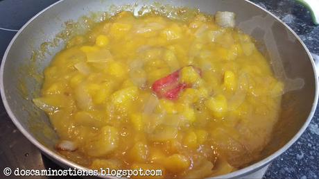 (Receta) Salsa de mango habanero (Receta) Salsa de mango habanero