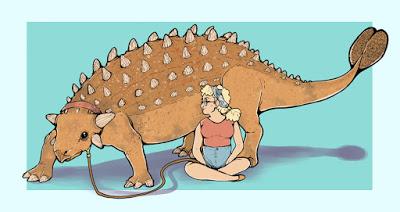 Las mascotas dinosaurianas de Megan Dvorak