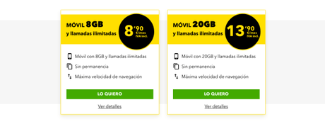 MásMóvil baja el precio de sus tarifas móviles: hasta 20 GB por menos de 14 euros