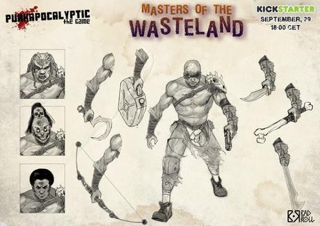 Masters of the Wasteland en Kickstarter para Punkapocalyptic (29/09)
