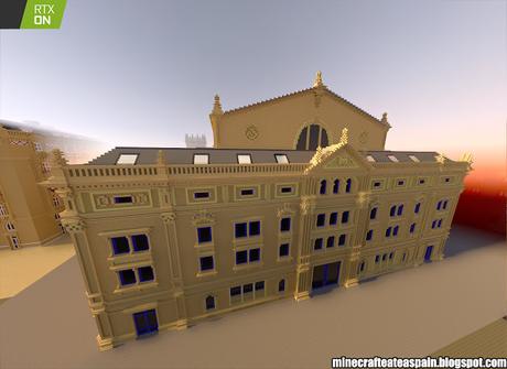 Minecrafteate en RTX, Nº17: Réplica del Teatro de Victoria Eugenia, Donostia, España. Minecrafteate en RTX, Nº17: Réplica del Teatro de Victoria Eugenia, Donostia, España.
