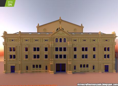 Minecrafteate en RTX, Nº17: Réplica del Teatro de Victoria Eugenia, Donostia, España. Minecrafteate en RTX, Nº17: Réplica del Teatro de Victoria Eugenia, Donostia, España.