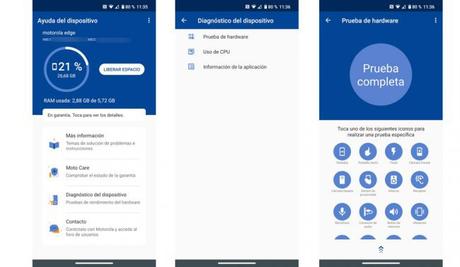 Comprueba que los componentes de tu Motorola funcionan correctamente