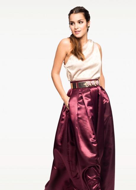 Falda Larga Plisada Boda