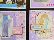 Tarjetas scrap estilo vintage
