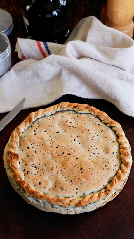 tarta de espinaca queso masa casera