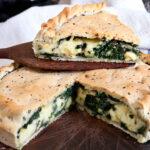 tarta de espinacas queso masa casera