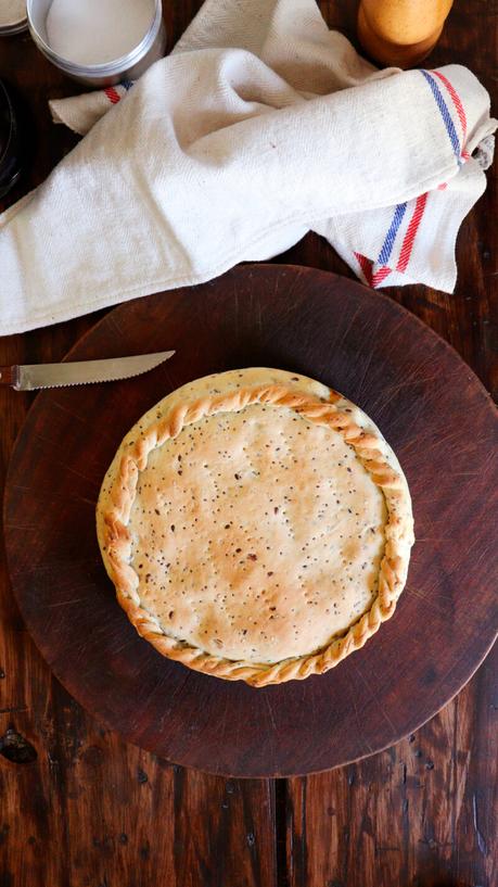 tarta de espinaca queso masa casera