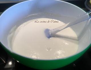 Manjar blanco con gelatina de peras