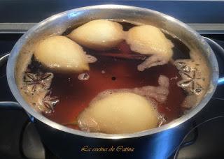 Manjar blanco con gelatina de peras