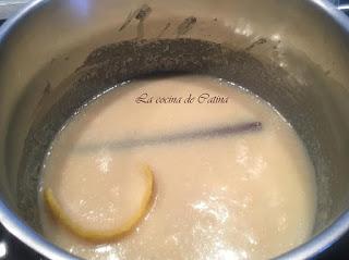 Manjar blanco con gelatina de peras