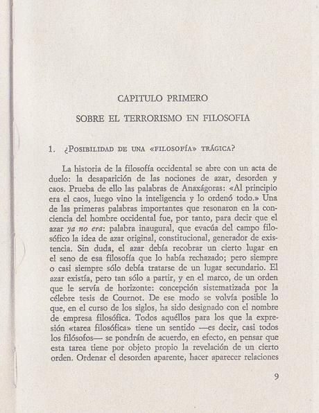 L'INICI DE LA FILOSOFIA OCCIDENTAL, SEGONS CLÉMENT ROSSET (1971)