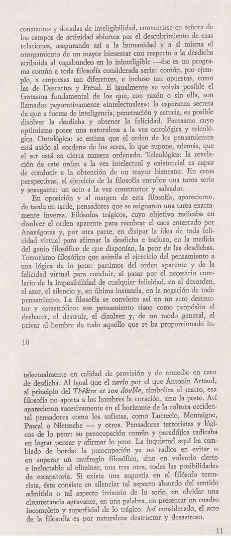 L'INICI DE LA FILOSOFIA OCCIDENTAL, SEGONS CLÉMENT ROSSET (1971)