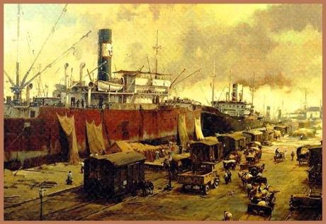 El ambiente portuario de mediados del siglo XIX