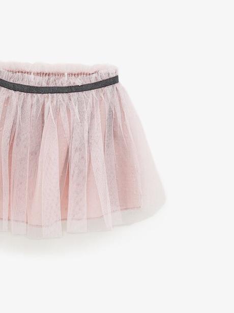 Falda Pantalon Rosa Zara