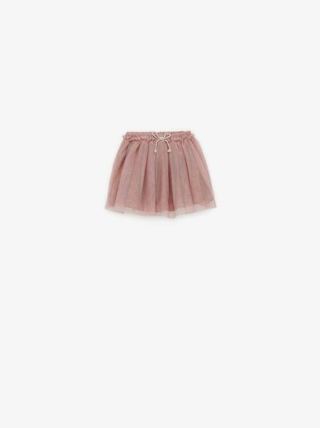 Falda Pantalon Rosa Zara