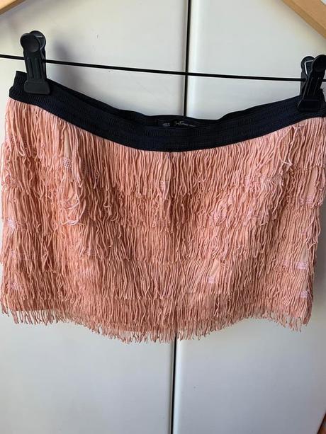 Falda Pantalon Rosa Zara