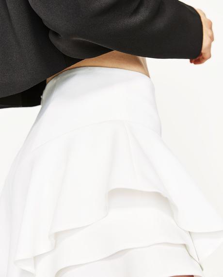 Falda Pantalon Rosa Zara