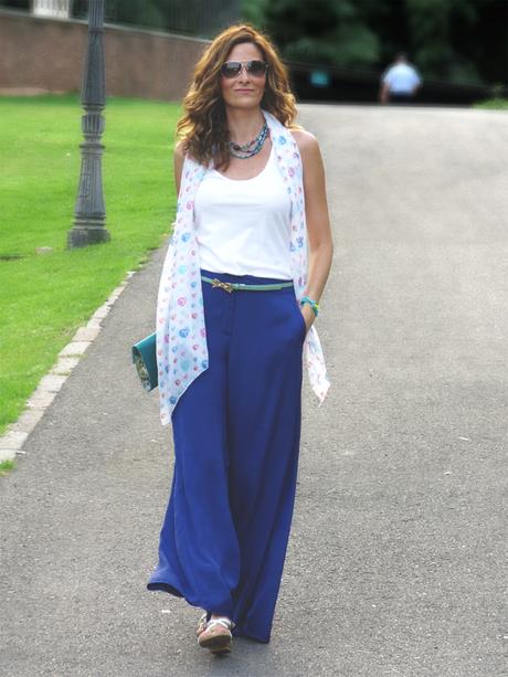 Falda Pantalon Rosa Zara