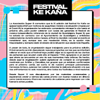 Festival Ke Kaña, Aplazado al 2021