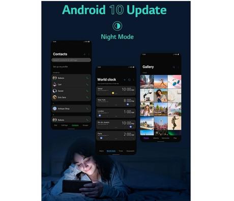 LG confirma la fecha de actualización de Android 10 en varios modelos