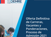 comparte nueva publicación DEMRE.CL, sobre carreras ofrecerá cada Universidad para este proceso admisión.