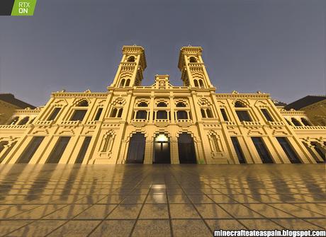 Minecrafteate en RTX, Nº23: Replica del Ayuntamiento de San Sebastian, España.