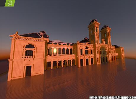 Minecrafteate en RTX, Nº23: Replica del Ayuntamiento de San Sebastian, España.