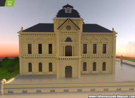 Minecrafteate en RTX, Nº23: Replica del Ayuntamiento de San Sebastian, España.