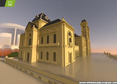 Minecrafteate en RTX, Nº23: Replica del Ayuntamiento de San Sebastian, España.