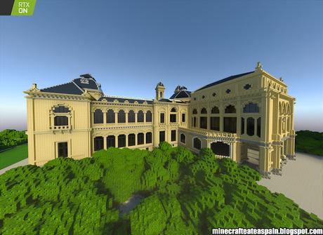 Minecrafteate en RTX, Nº23: Replica del Ayuntamiento de San Sebastian, España.