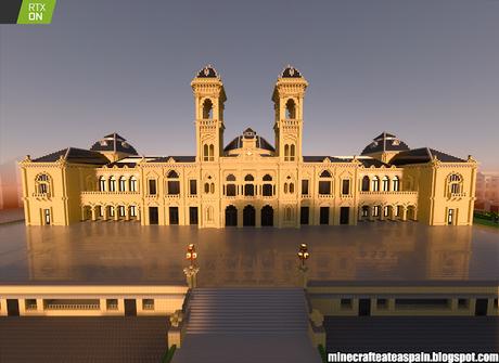 Minecrafteate en RTX, Nº23: Replica del Ayuntamiento de San Sebastian, España.