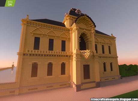 Minecrafteate en RTX, Nº23: Replica del Ayuntamiento de San Sebastian, España.