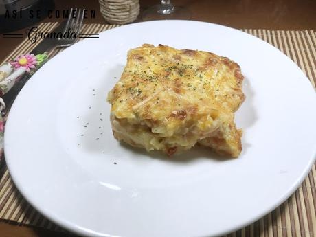 Pasta con bechamel de tomate Pasta con bechamel de tomate