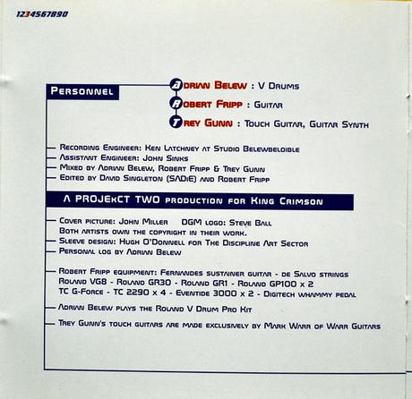 King Crimson - The ProjeKcts (ProjeKct Two) - Space Groove (1998)