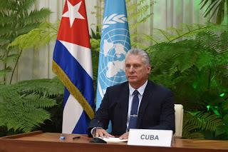 Díaz-Canel en la UNGA75: Luchemos juntos por la promoción de la paz, la solidaridad y el desarrollo Díaz-Canel en la UNGA75: Luchemos juntos por la promoción de la paz, la solidaridad y el desarrollo