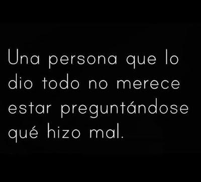 La Persona que lo da Todo nunca será un Perdedor