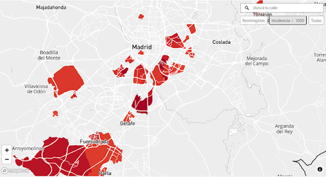 El coronavirus es clasista. El desigual impacto en los distritos de Madrid