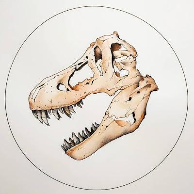 El inktober paleontológico de Anna Olejniczak