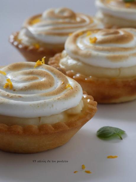 Mini Tartaletas Naranja y Merengue