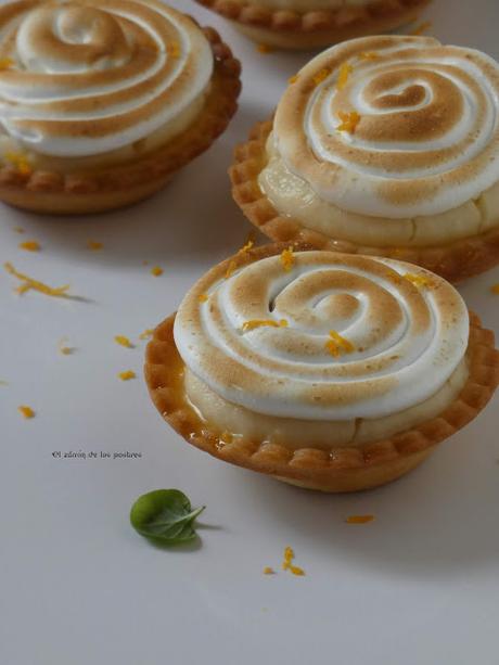 Mini Tartaletas Naranja y Merengue