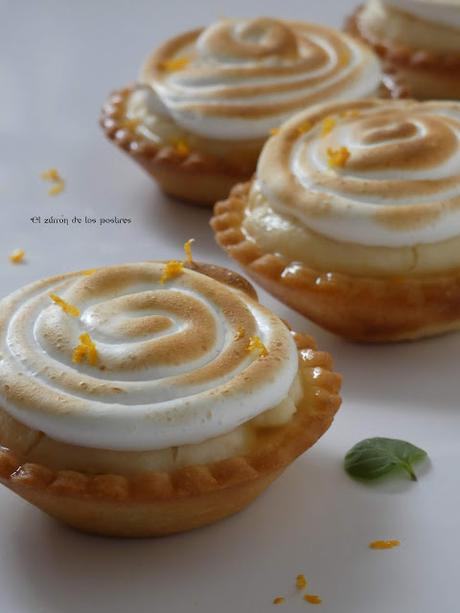 Mini Tartaletas Naranja y Merengue