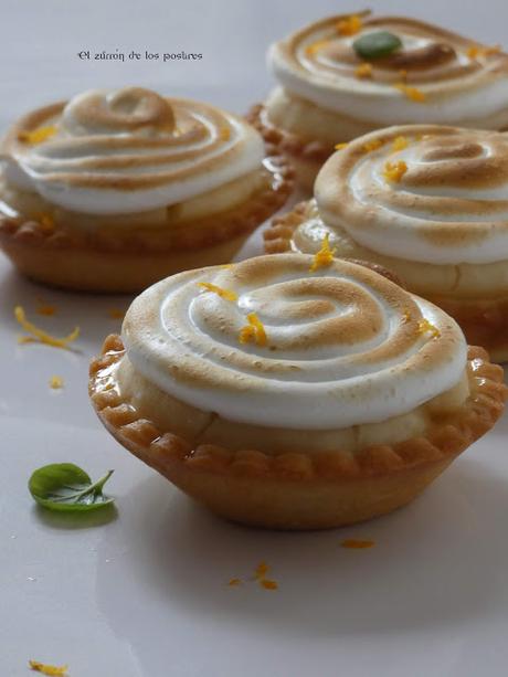 Mini Tartaletas Naranja y Merengue