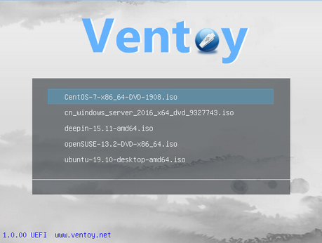 Ventoy, crear un live USB para ejecutar imágenes ISO